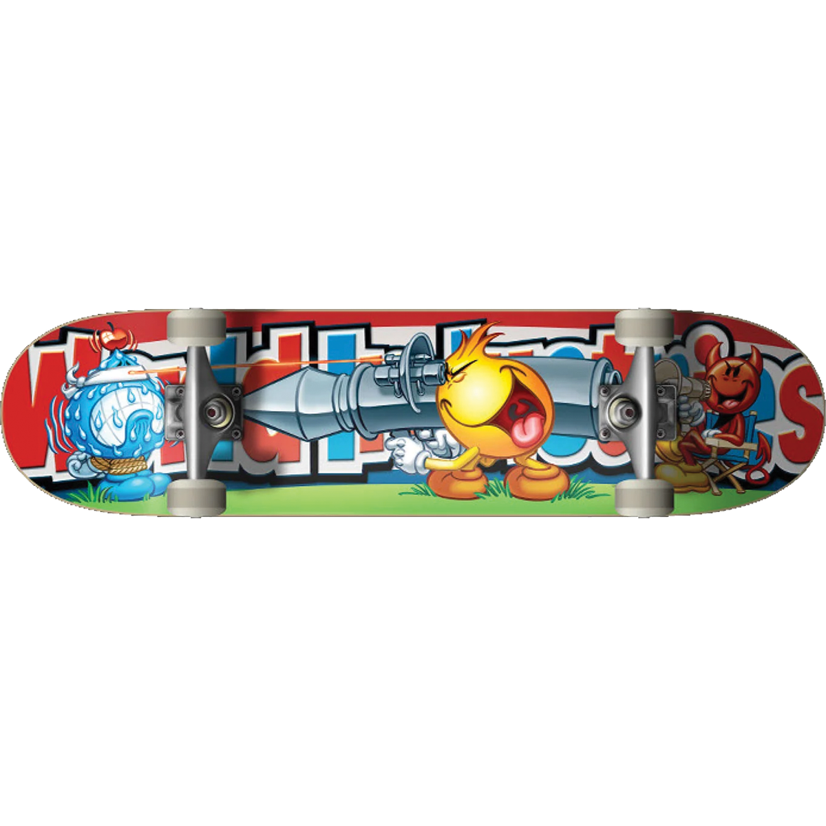 World Industries Flameboy Wet Willy Bazooka 7.75 Skateboard Deck