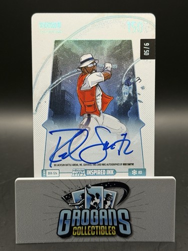 2024 Bo Jackson Battle Arena -"Rodder" Rod Smith Blizzard Ice On-Card Auto /50