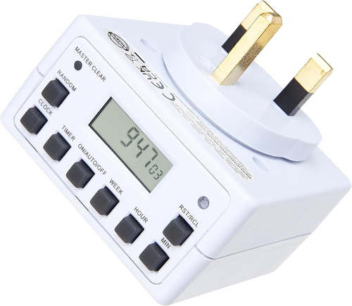 STATUS Timer Switch | 7 Day Digital Timer Light Switch | White UK Plug ...