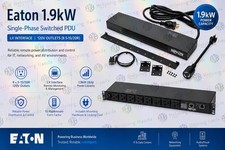 Eaton 1.9kW Single-Phase Switched PDU, LX Interface, 120V Outlets 8 5-15/20R