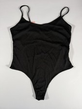 Missguided Rib Strappy Cami Bodysuit