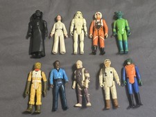 Vintage Kenner Star Wars 1977 - 1983 Figure Lot  10 ORIGINAL FIGURES *LUKE VADER