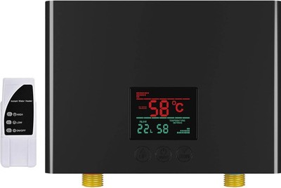 Electric Tankless Water Heater 110V Instant Hot Water Auto Temp Control 3500W