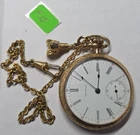 Antique Waltham Pocket Watch c.1900 – 6s 7J – Gold-Filled Hunter Case w/ Chain