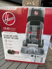 Hoover Carpet Cleaner Smart Wash Deep Clean Carpet Shampooer  Battery & Charger