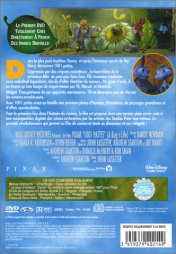 A Bug's Life (DVD) Kevin Spacey Dave Foley Julia Louis-Dreyfus Hayden Panettiere - Image 2 of 4