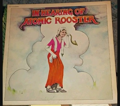 ATOMIC ROOSTER - In Hearing Of LP OG  71 Elektra EKS74109 Psych Vinyl NM-/NM-