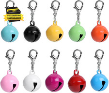 Pet Bells for Cat Dog, 10 PCS Cat and Dog round Bells for Collar                