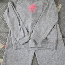 New Balance Gray Tracksuit Set 100 Girls Official