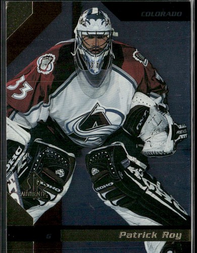 Patrick Roy #37 1997 SP Authentic card