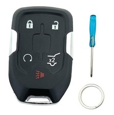 Smart Key Fob Cover Case Shell fit for GMC Yukon Acadia 5 Button-c Without Chip