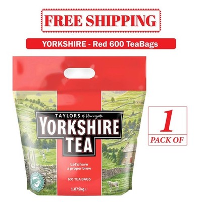 Taylors of Harrogate Yorkshire Tea 600 Tea Bags 1.875 kg (EXP-11/2026)