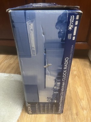 Sony ICF-CD543RM 4-Band Under Cabinet Kitchen CD Clock Radio