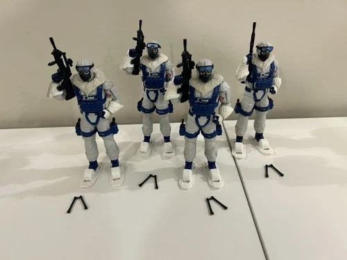 G.I. Joe Classified Series COBRA SNOW SERPENT Retro Card x4 TROOP BUILDER