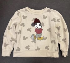 Mickey Mouse: Pullover Sweatshirt: Mickey W/Knit Hat: Cute: Size 4T