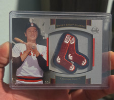 Upper Deck Sweet Spot Classic Souvenir Logo Patch Carlton Fisk P-CF1 Red Sox