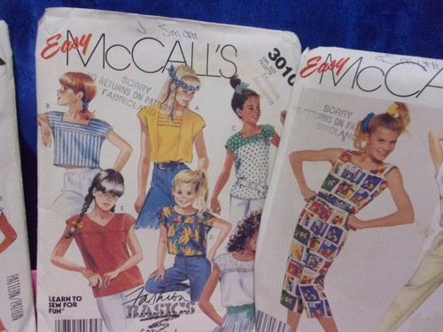 16 vintage sewing patterns for teens,girls/boys,toddlers, babies shipping incl - Picture 4 of 16