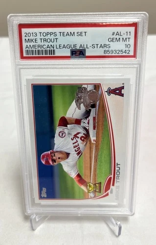 2013 Topps All-Star Rookie Cup - Mike Trout #AL-11 card Angels PSA 10 Gem Mint