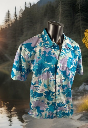 Columbia PFG Angelshirt Herren XL Performance Vented Tropical Marlin Print - Bild 7 von 20