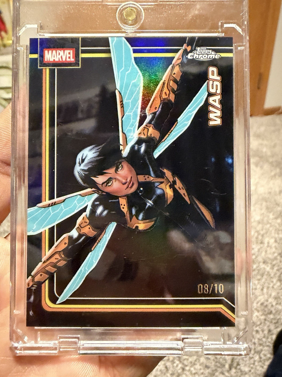 Topps 2020 Topps Chrome Marvel Wasp #194 Serial Numbered 03/10