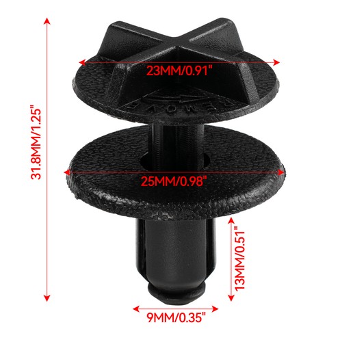 20PCS Battery Cover Cowl Panel Clip For Land Rover Range Rover Evoque LR024316 - Picture 2 of 6