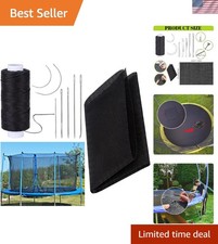 Trampoline Patch Repair Kit Include 54 Yard Waxed Thread with 7 Pcs Hand Sewi...