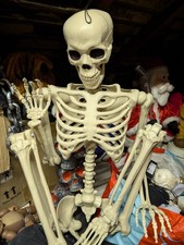 Halloween 5ft Poseable Skeleton Prop Asda