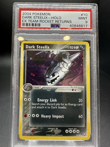 Dark Steelix graded PSA 9 for sale on eBay