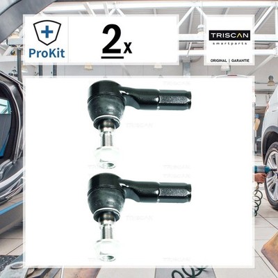 2x Triscan Spurstangenkopf Vorne, Links, Rechts für VW CRAFTER 30-50 Kasten