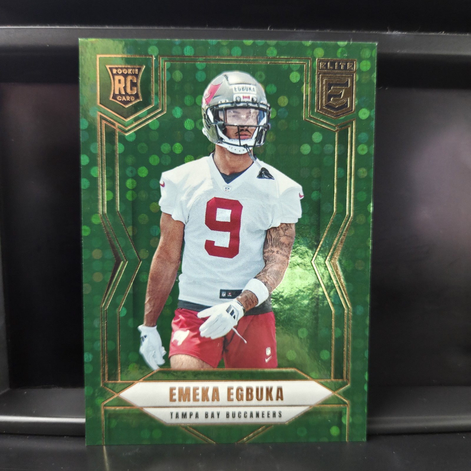 2025 Panini Donruss Elite - Rookies Emeka Egbuka #102 Green Disco (RC)
