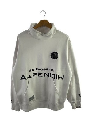 A BATHING APE Sweatshirt white M Used