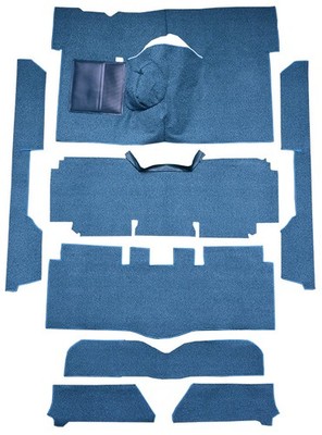 1963-1965 Mercury Comet Carpet -Loop|2DR, Conv, 4spd, Bucket Seat, 8 Cylinder
