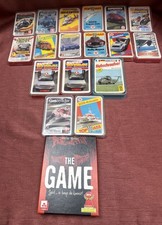 17 verschiedene Quartett Kartenspiele und 1x The Game