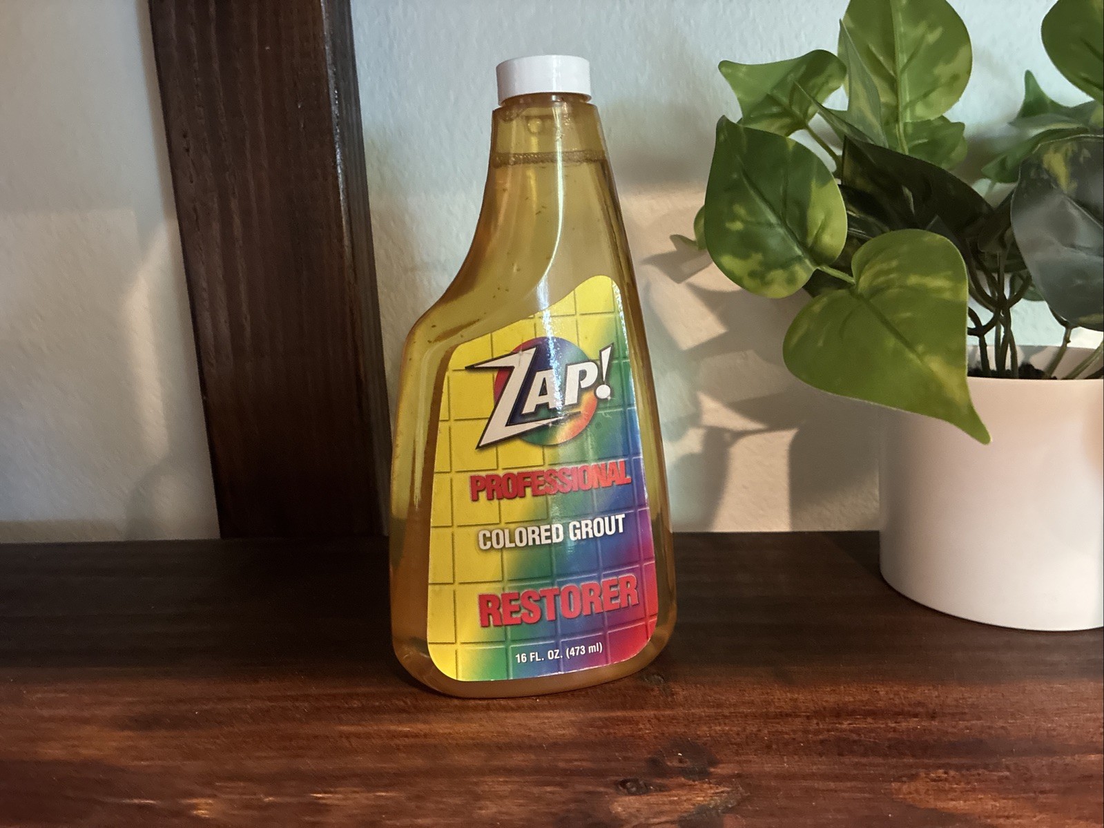ZAP Professional Colored Tile Grout Cleaner Restorer 32 fl oz New