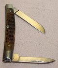 1940 to 1949~CASE XX~MINT UNUSED~GREEN BONE SMALL CONGRESS 2 BLADE POCKET KNIFE~ — photo 7