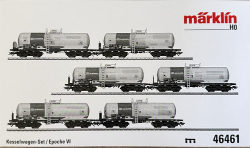 Märklin Kesselwagen-Set H0 Epoche VI DB Schenker 46461 Schwefelsäure weiß rot | Zustand: Neu