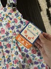 Vintage Day Sportswear Girls Floral Shortalls Overalls Size 2T NWT — photo 2