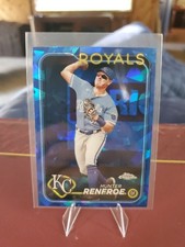 HUNTER RENFROE TOPPS CHROME BLUE SAPPHIRE BASE KANSAS CITY ROYALS #468 2024 24