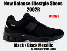 Zapatos de estilo de vida New Balance para hombre 2002R U200278J D negros/negros metálicos