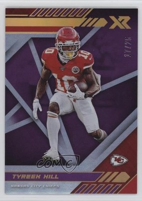 2020 Panini XR Purple 17/25 Tyreek Hill #17 9on