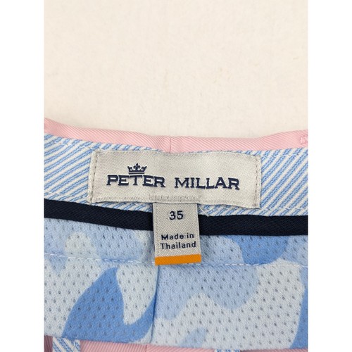 Pantalones Cortos Peter Millar Para Hombre Rosa Corona Deportivos Salem Performance - Cintura 35 - Imagen 2 de 5