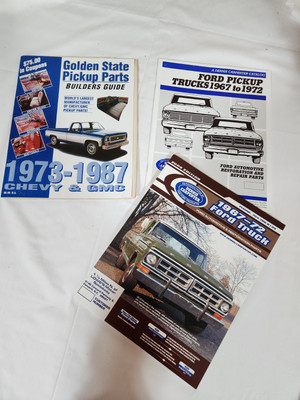 Restoration Part Books 1973-1987 Chevy& GMC / 1967-1972 Fords Lot Of 4
