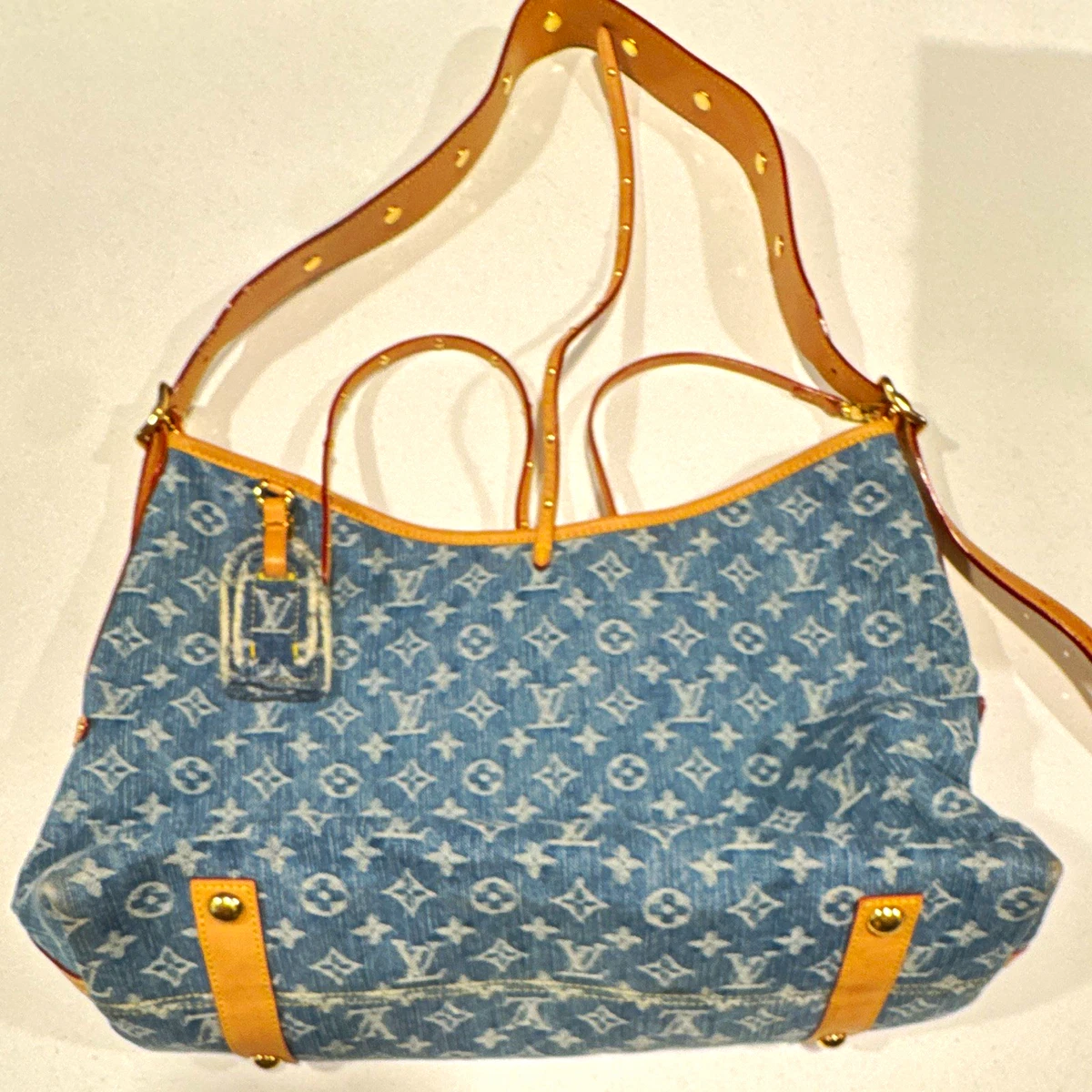 Louis Vuitton Denim Exterior Clutch Bags & Handbags for Women for