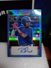 2021 Leaf Pro Set - '90 Base Auto Reginald Preciado /35 Blue Rainbow #PS0-RP1 