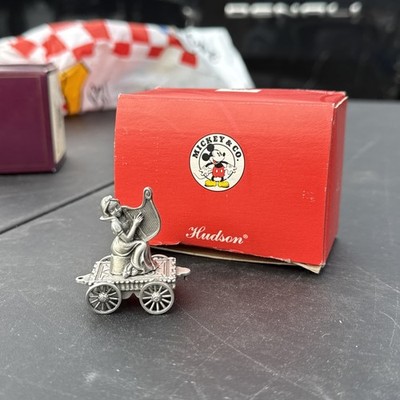 Walt Disney Railroad Hudson Pewter Music Band Train Rare Pc.  Snow White & Harp