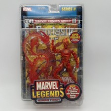 Toybiz- 2002 Marvel Legends- Series 2- Human Torch Figure NEW SEALED