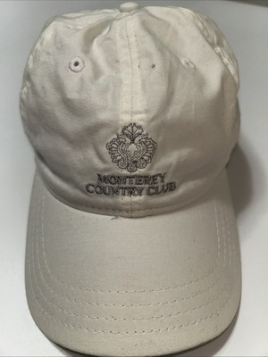 Monterey Country Club Golf  Hat Cap Adjustable Off White SkuE12