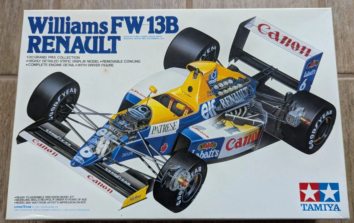 【絶版】タミヤRC ウイリアムズ FW-12C ルノー ス ボディパーツセット Tamiya Williams In 1/12 Scale Sports Car Toy Models & Kits for
