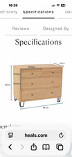 chest of drawers used Heals