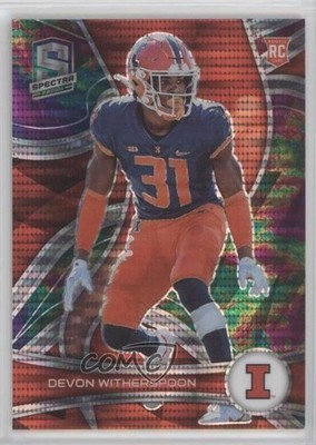 2023 Panini Chronicles Draft Picks Spectra 59/99 Devon Witherspoon Rookie RC 1u6